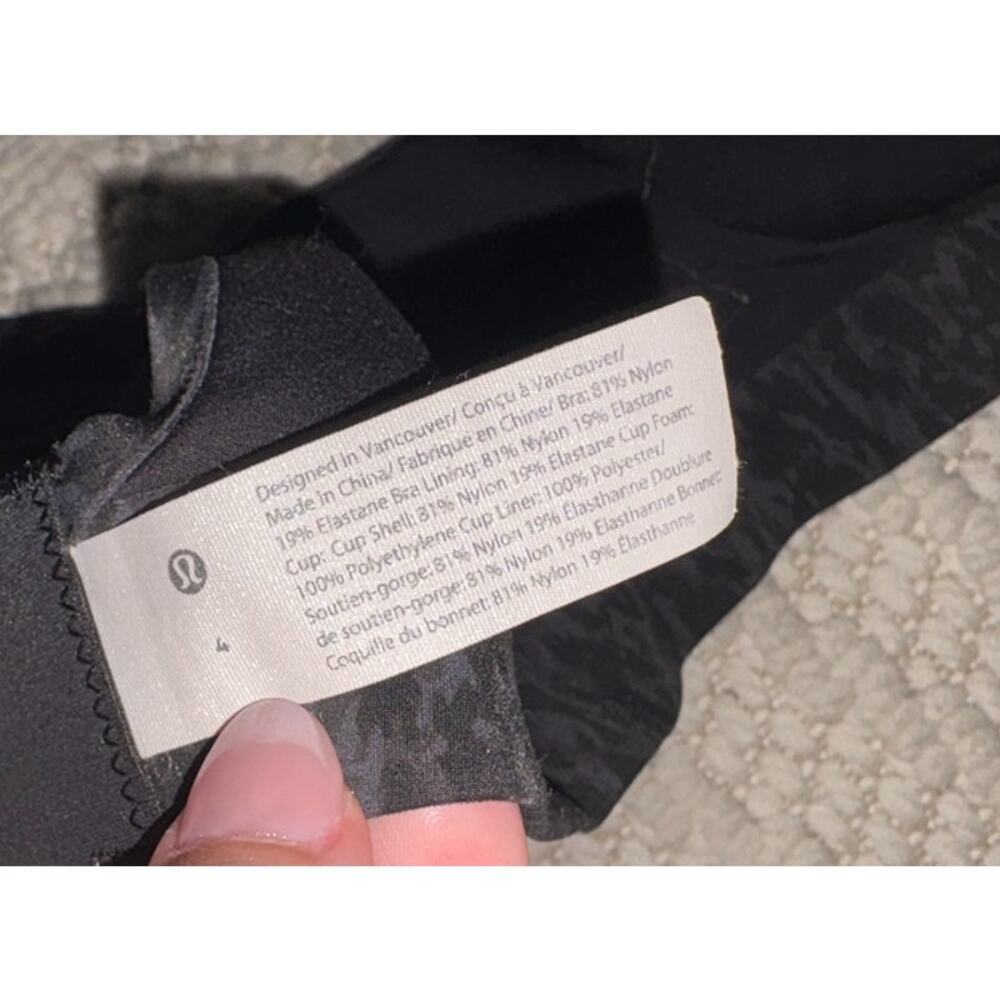 Womens Lululemon In Alignment Straight-Strap Bra Size 4 - Picture 4 of 4